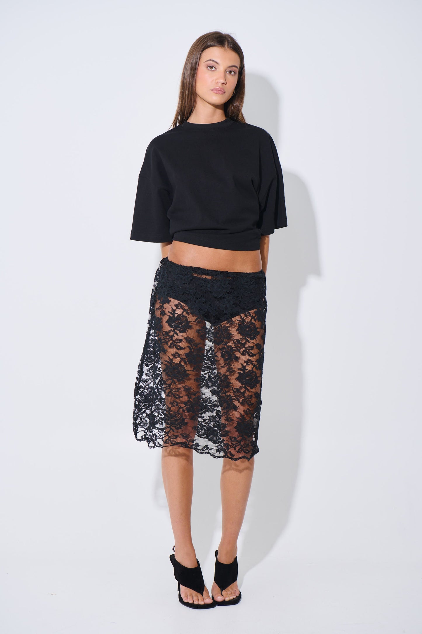 Envy Lace Skirt Black - FINAL SALE