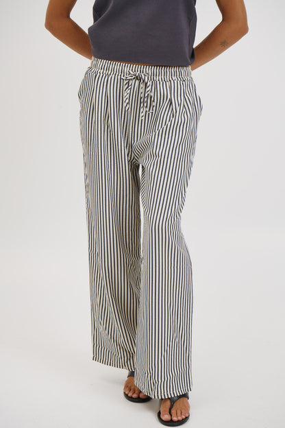 Hazel Pant Black Stripe - FINAL SALE