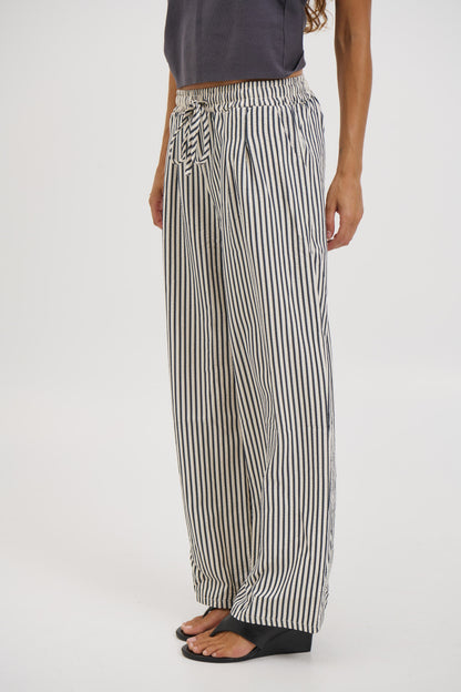Hazel Pant Black Stripe - FINAL SALE