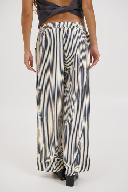 Hazel Pant Black Stripe - FINAL SALE