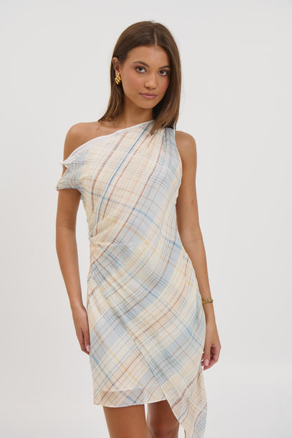 Avni Mini Dress Beige - FINAL SALE