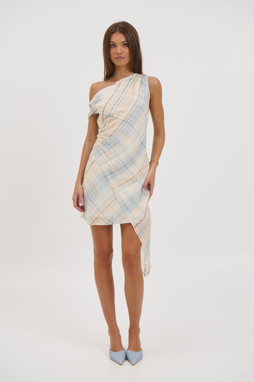 Avni Mini Dress Beige - FINAL SALE