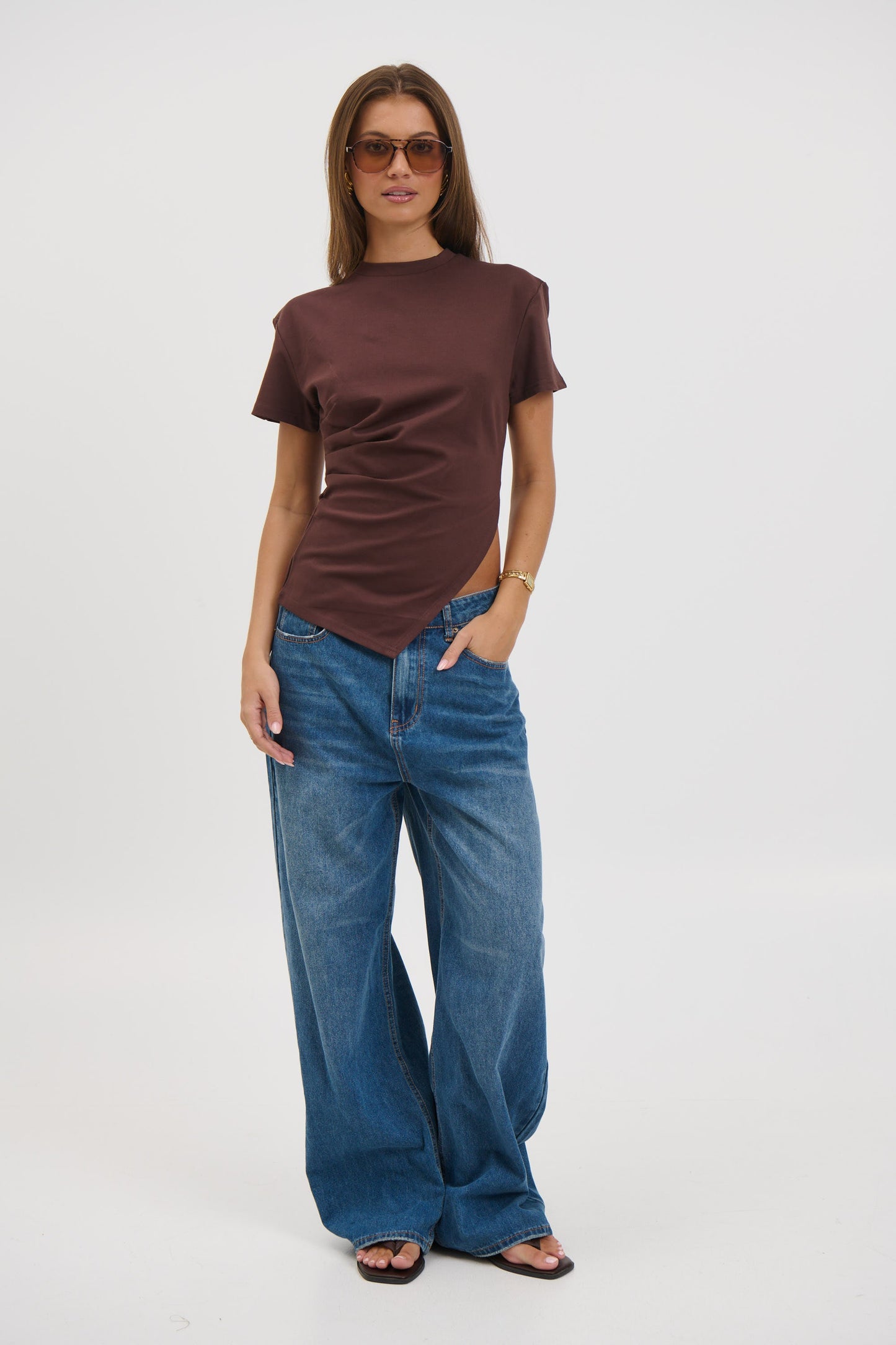 Hilary Top Dark Cacao