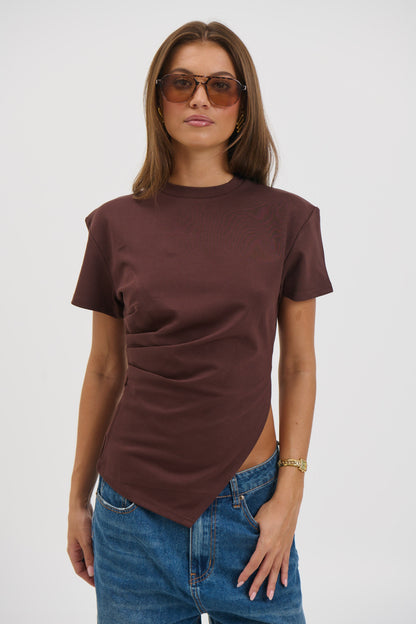 Hilary Top Dark Cacao