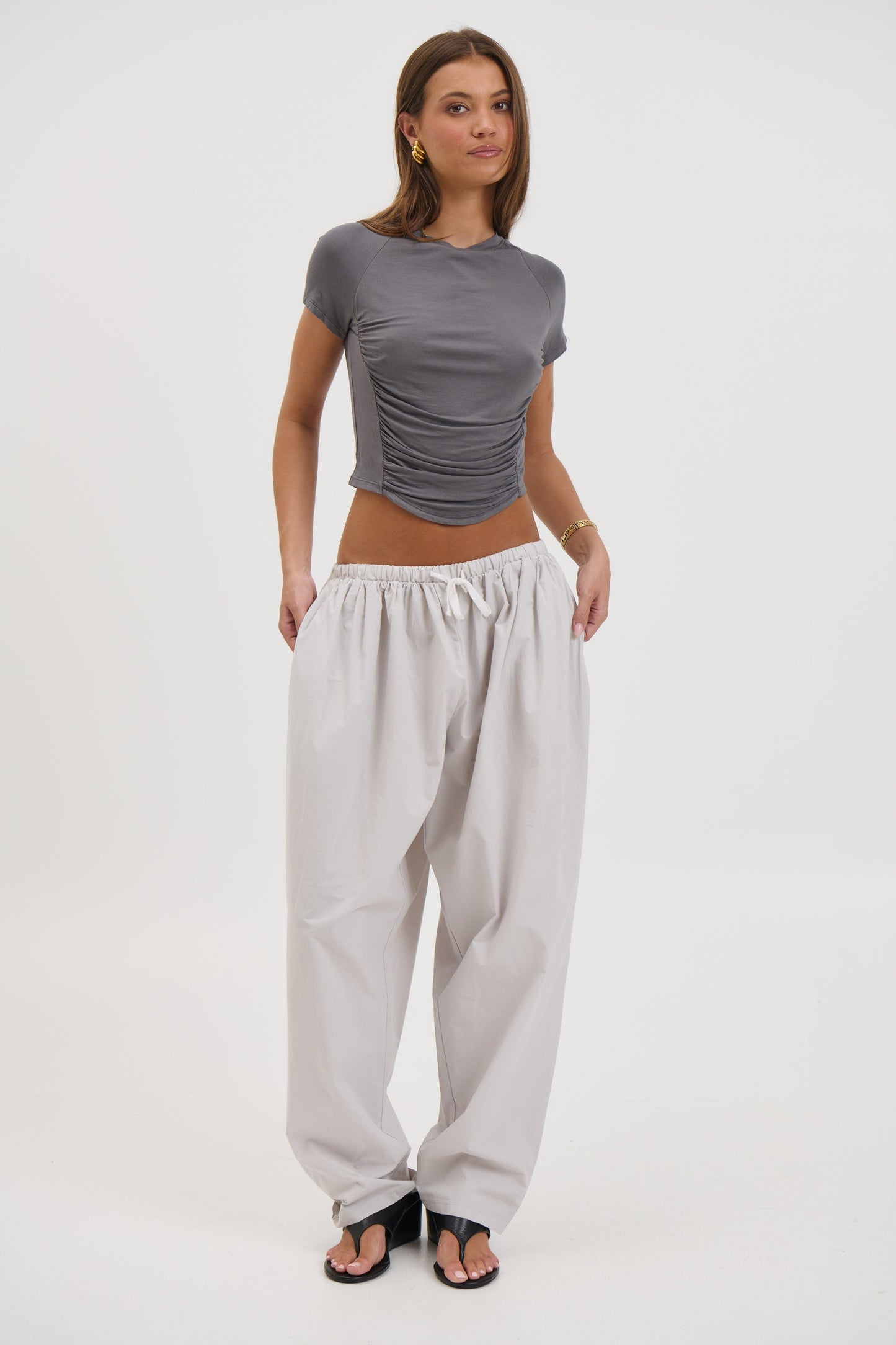 Aura Pant Grey Marle