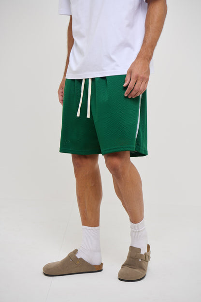 Julian Mesh Short Emerald