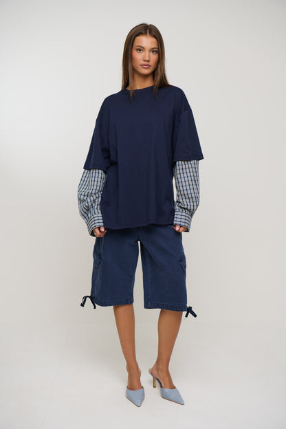 Bottega Shirt Navy