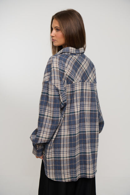 Clarity Shirt Ash Plaid