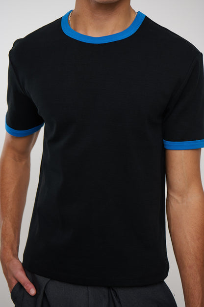 Charlie Ringer Tee Black