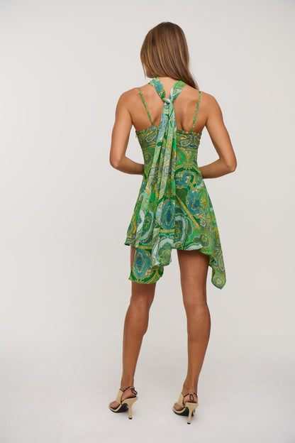 Alora Scoop Dress Indiana Green