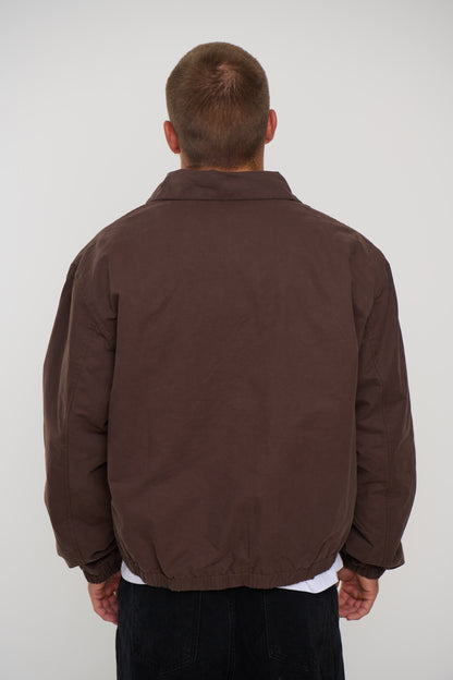 Charlie Soft Cotton Bomber Choc
