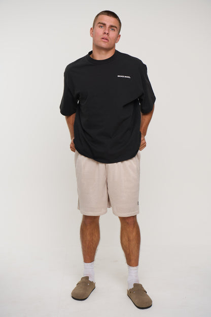 Julian Mesh Short Beige