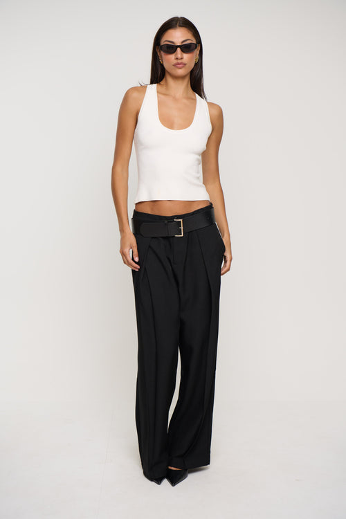 Cherrie Tank White