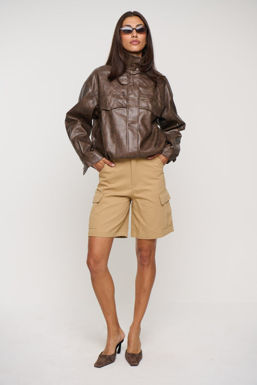 Emilee Cargo Short Sand - FINAL SALE
