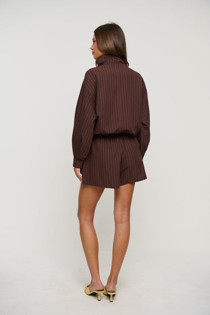 Elena Set Pinstripe