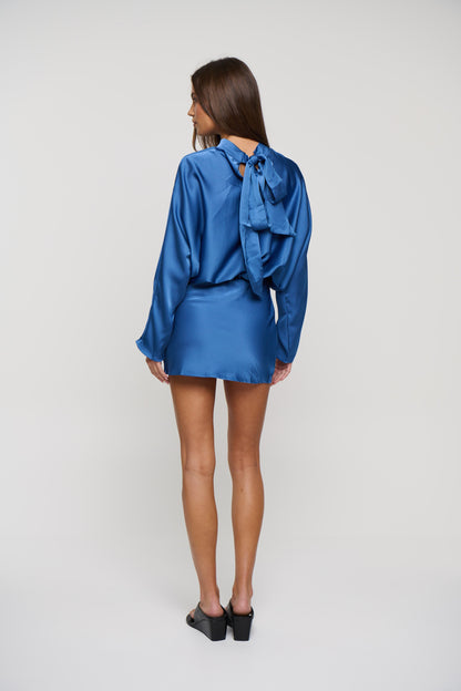 Billie Mini Dress Navy - FINAL SALE