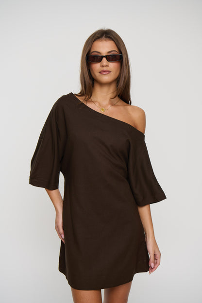 Dayne Dress Chocolate
