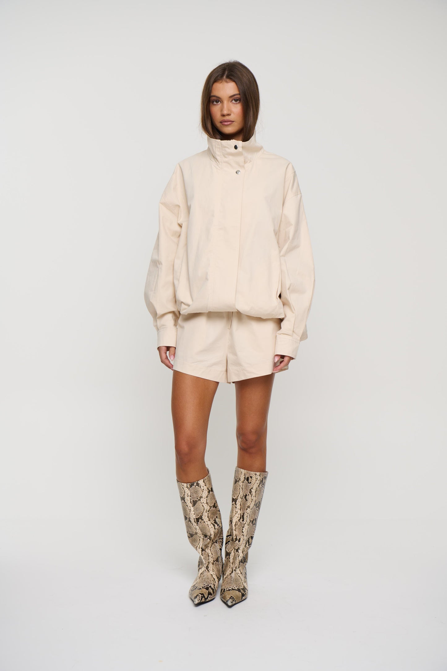 Graya Jacket Cashew