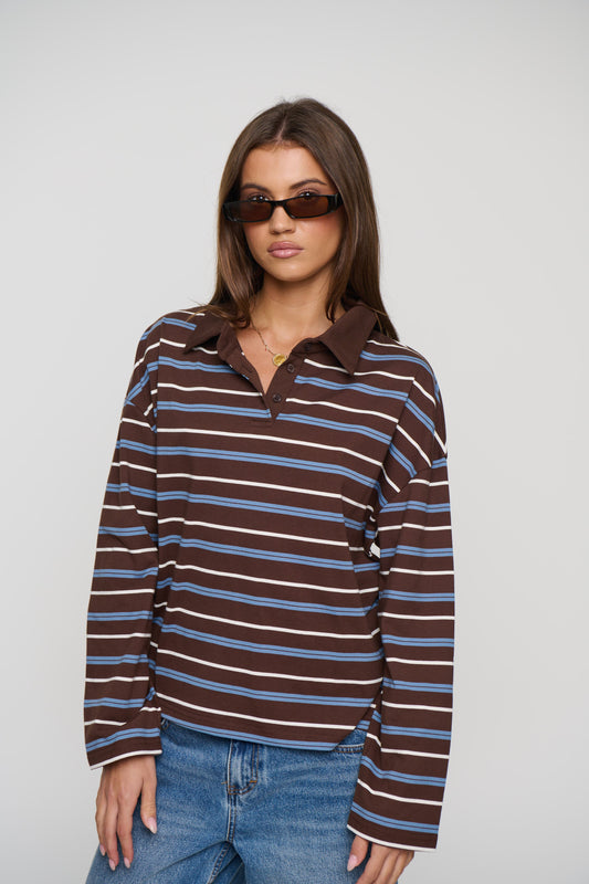 Jett Long Sleeve Chocolate