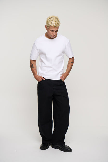 Kyle Wide Denim Black