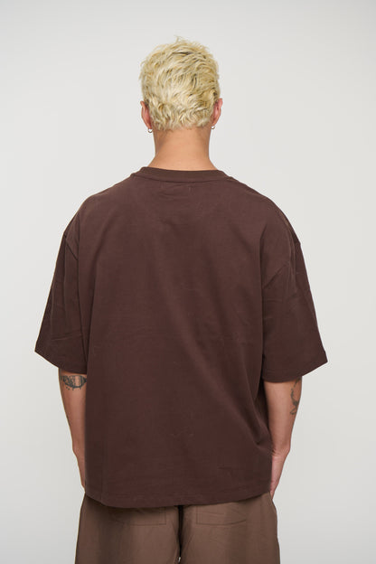 230G Cotton Premium Tee Choc