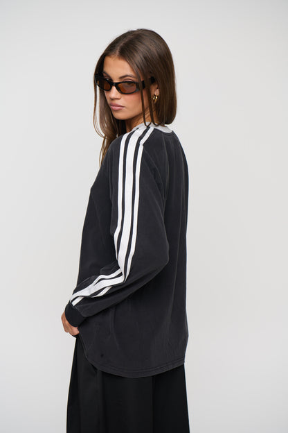 All Stars Long Sleeve Washed Noir