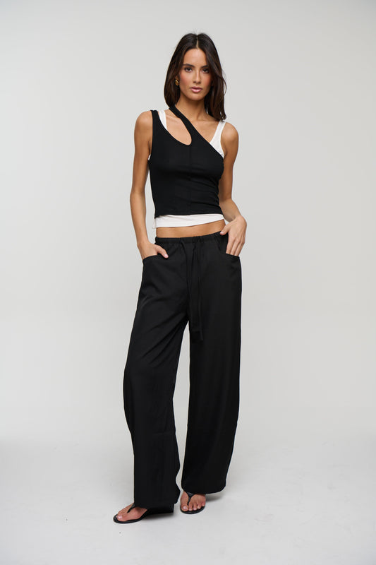 Adana Tank Top Black