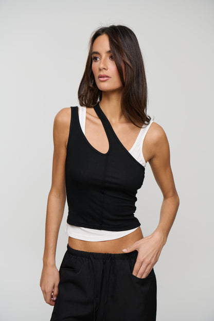 Adana Tank Top Black