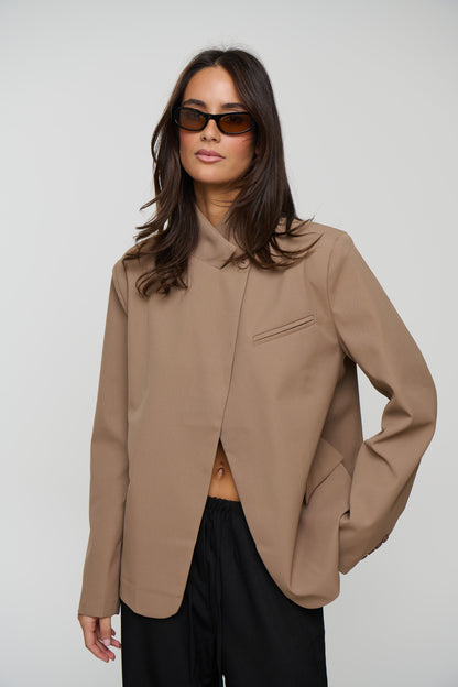 Florencia Blazer Taupe