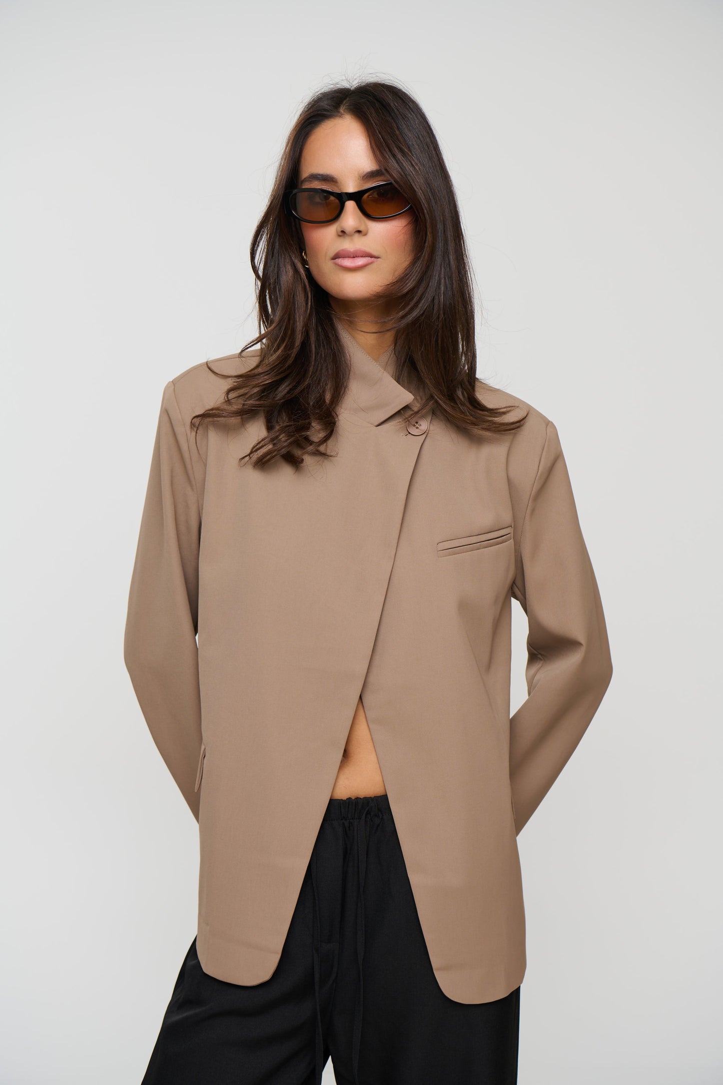 Florencia Blazer Taupe