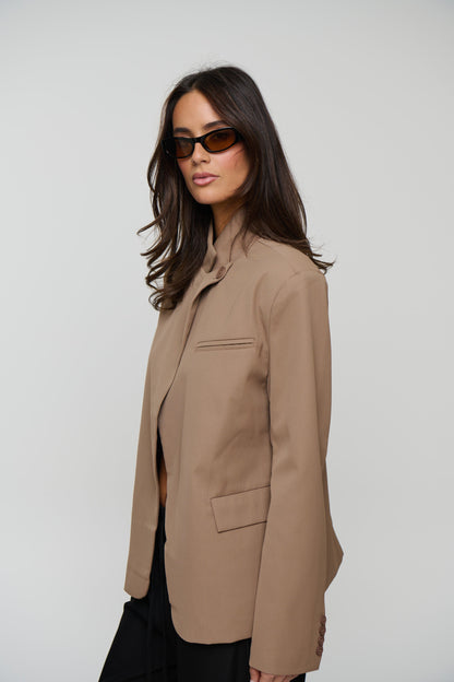 Florencia Blazer Taupe