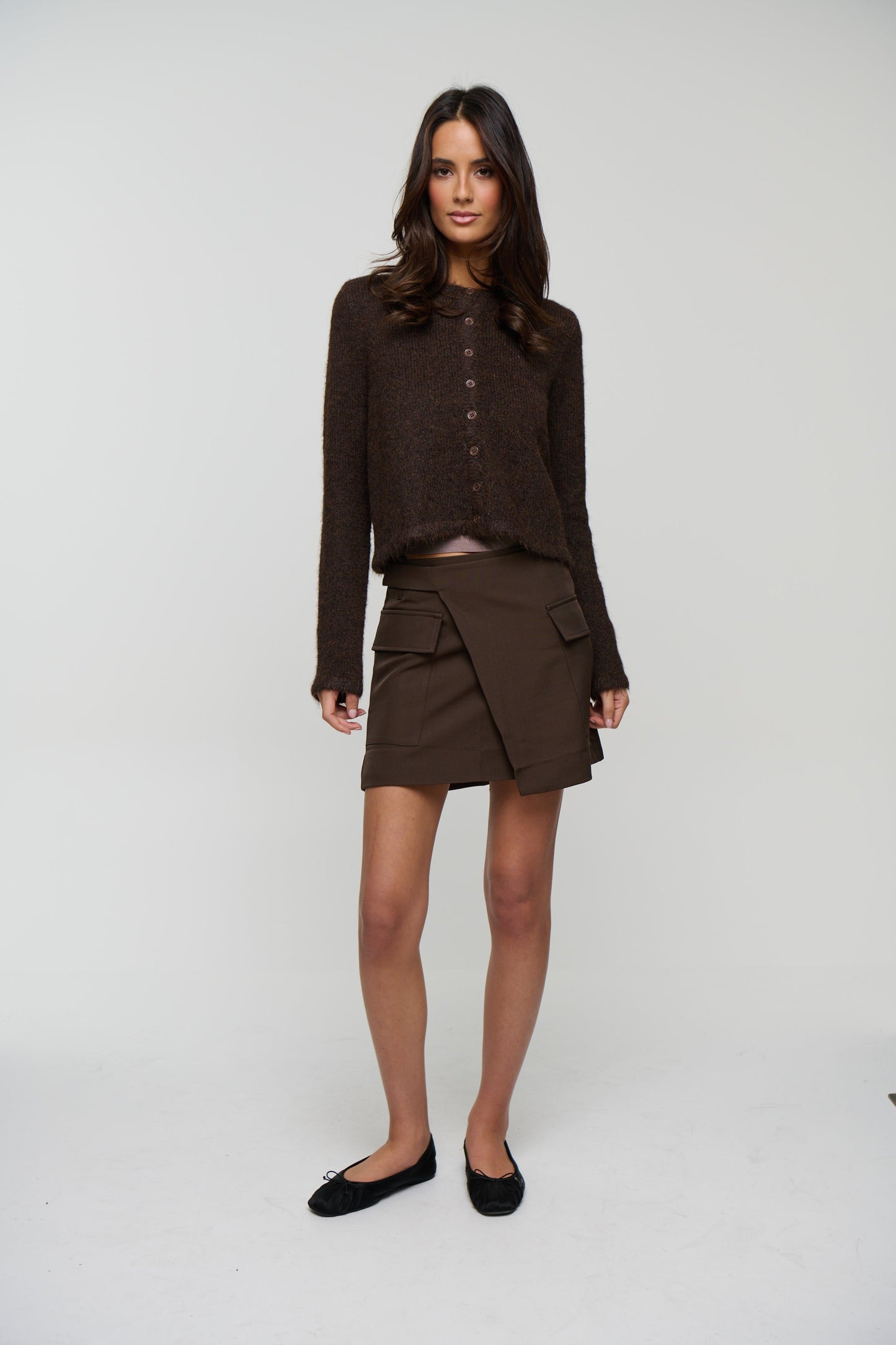 Anika Mini Skirt Chocolate