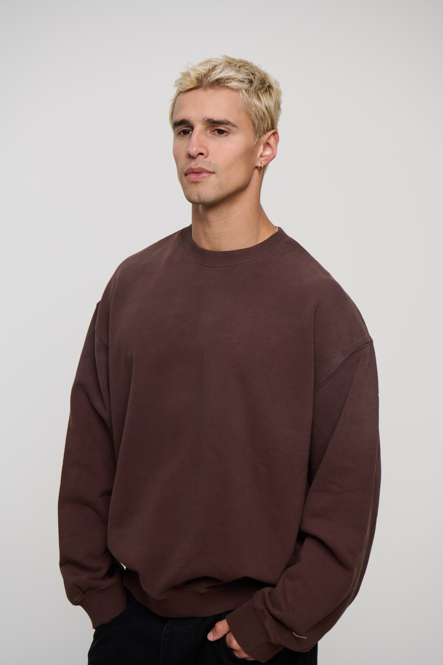 Caddy Crew Jumper Choc