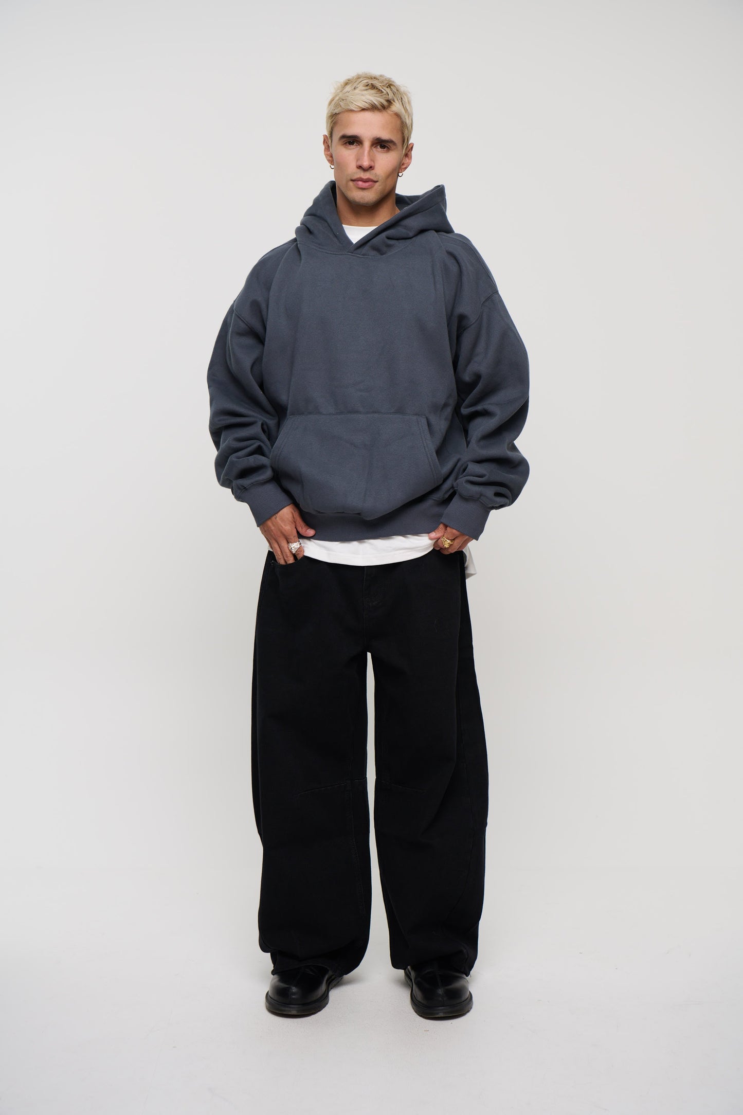 Heavyweight Comfort Hoodie Dark Grey