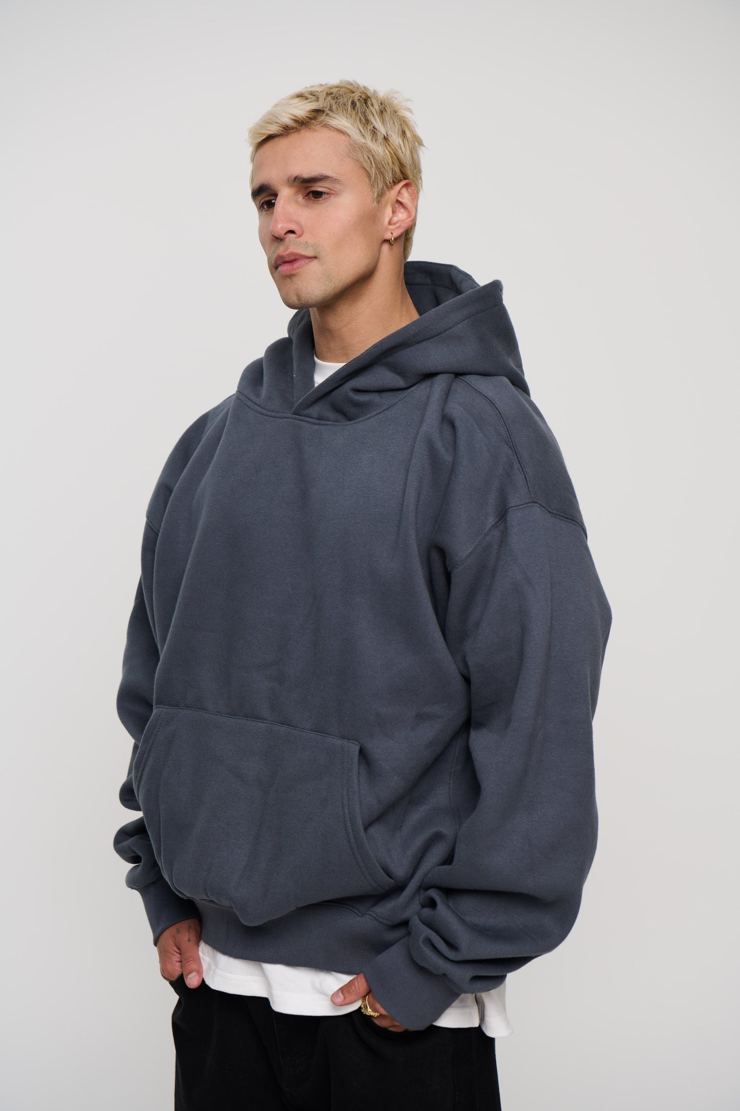Heavyweight Comfort Hoodie Dark Grey