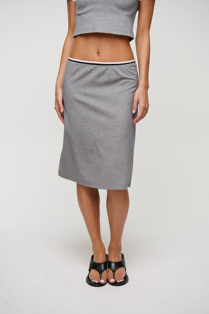 Laguna Midi Skirt Grey