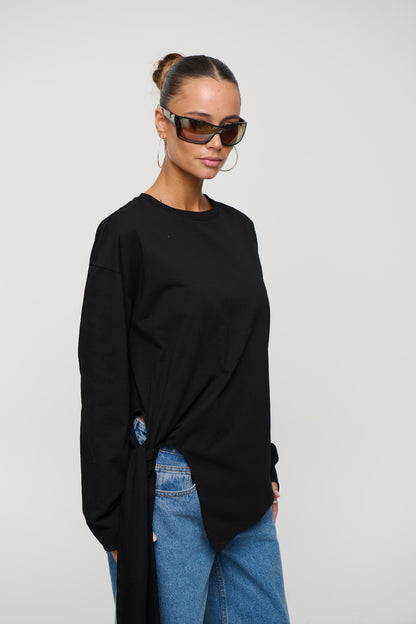 Blake Long Sleeve Tee Black
