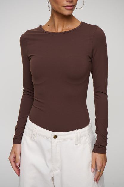 Arla Bodysuit Chocolate