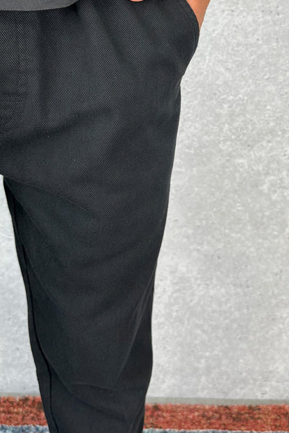 Drill Jogger Pant Black