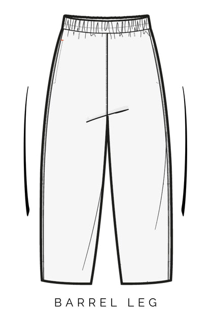 Peggy Trousers - Linen Black