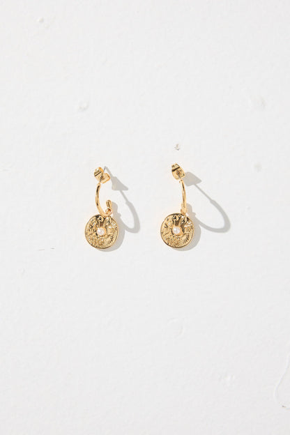 Baroque Pearl Earrings Gold