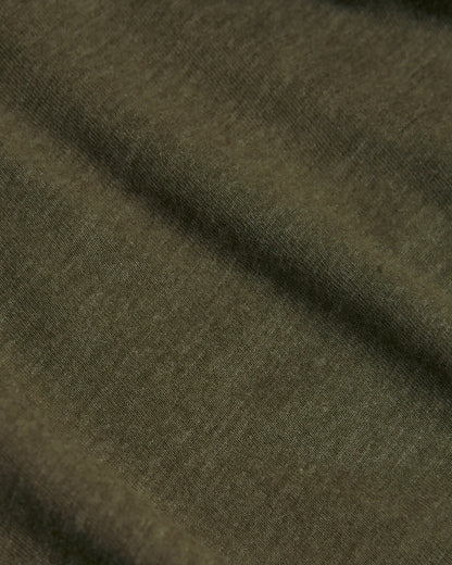 Heather Military Green Tall Short Sleeve Classic V-Neck