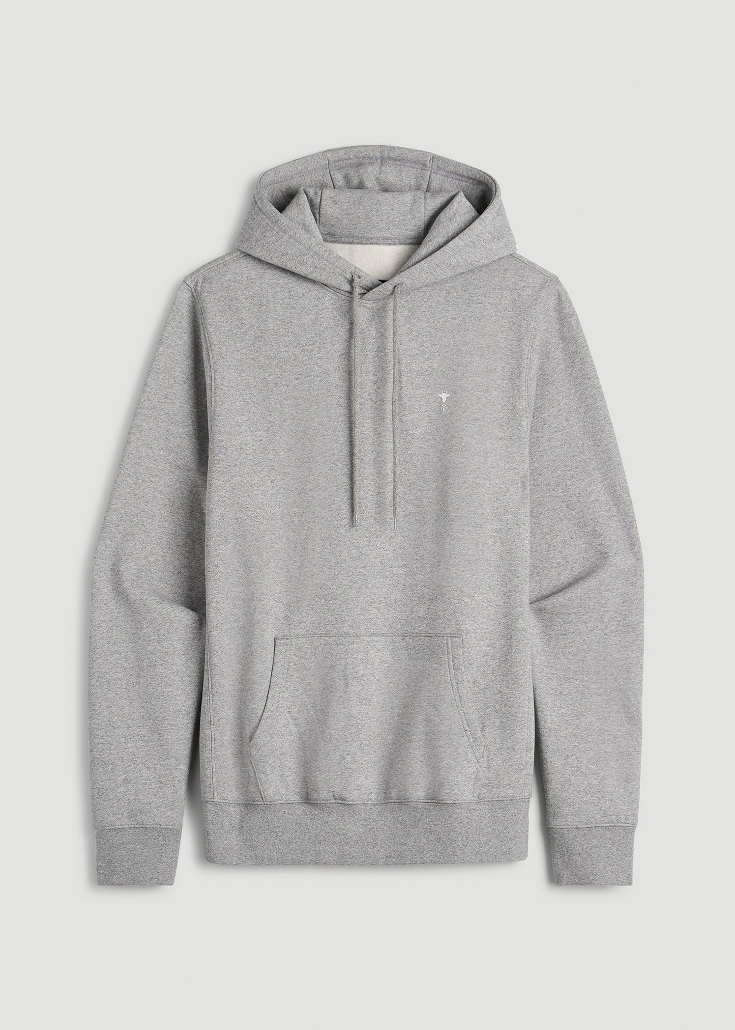 Core Motion Fleece Popover Hoodie for Tall Men in Heathered Grey