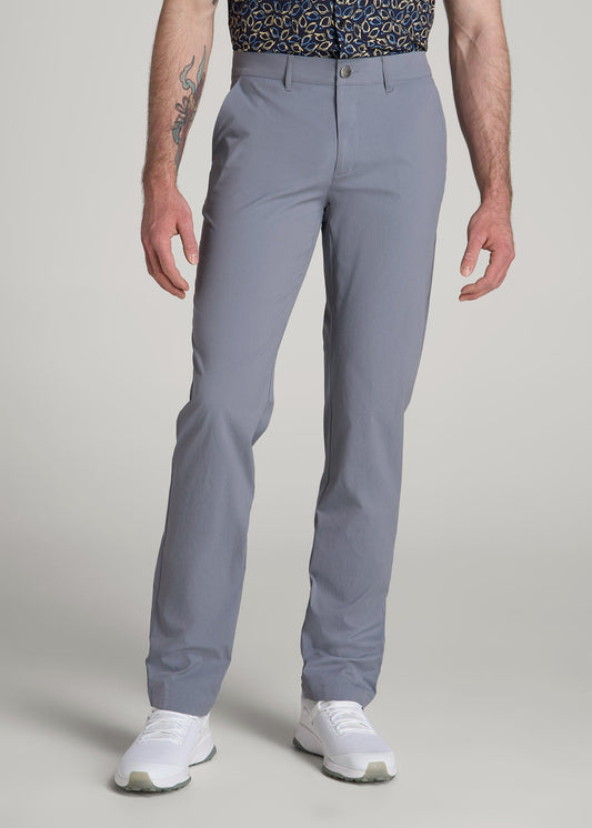 TAPERED FIT Traveler Chino Pants for Tall Men in Skyline Grey