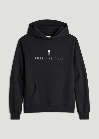 Regular Corporate Logo Hoodie for Women in Black