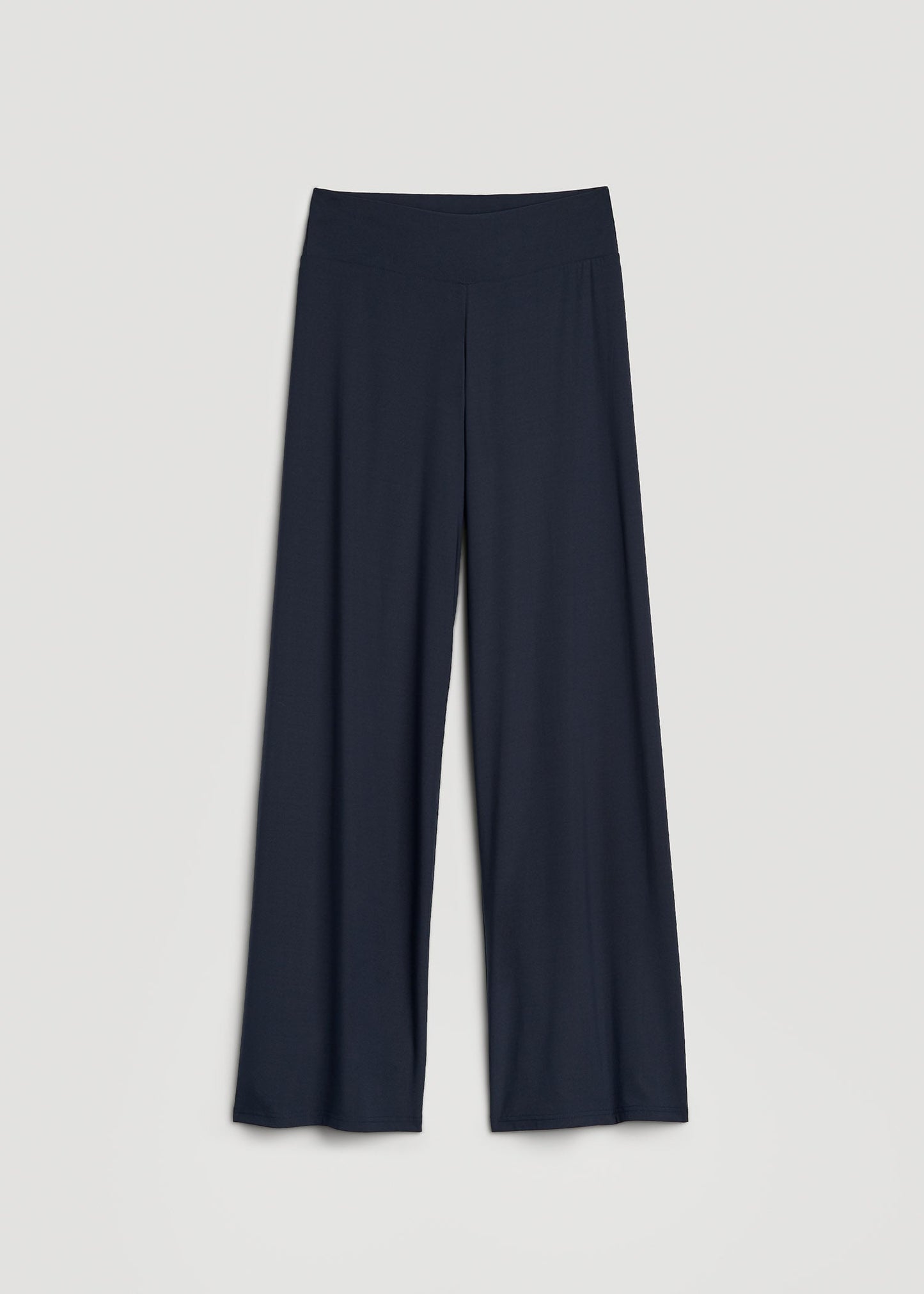 Pull-On Breezy Wide Leg Pants for Tall Women in Navy