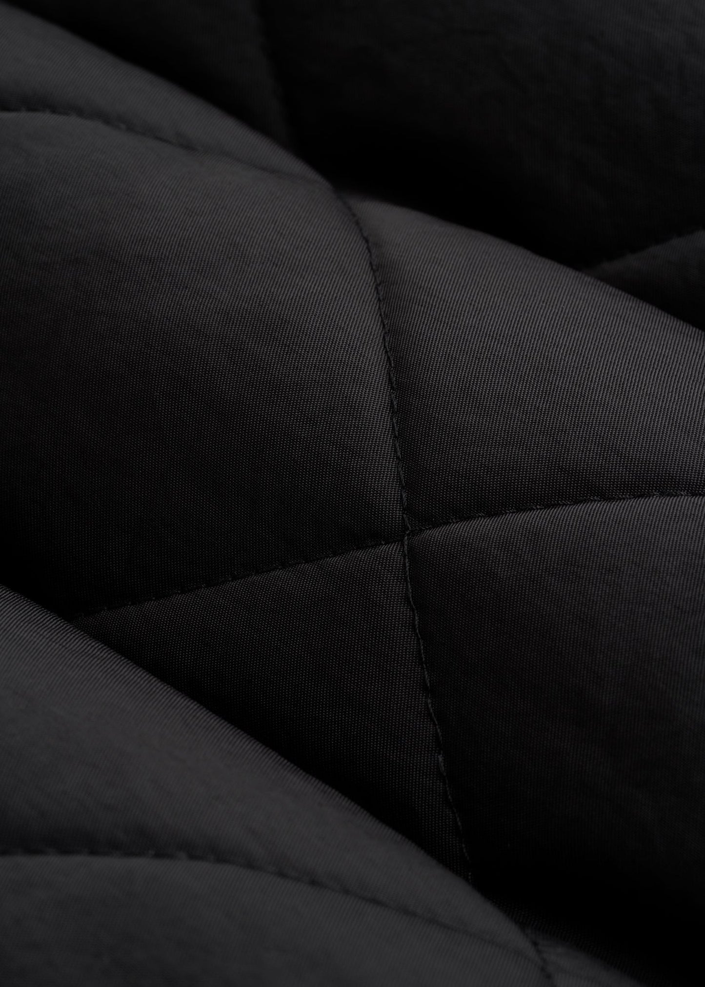 Quilted Jacket for Tall Women in Black