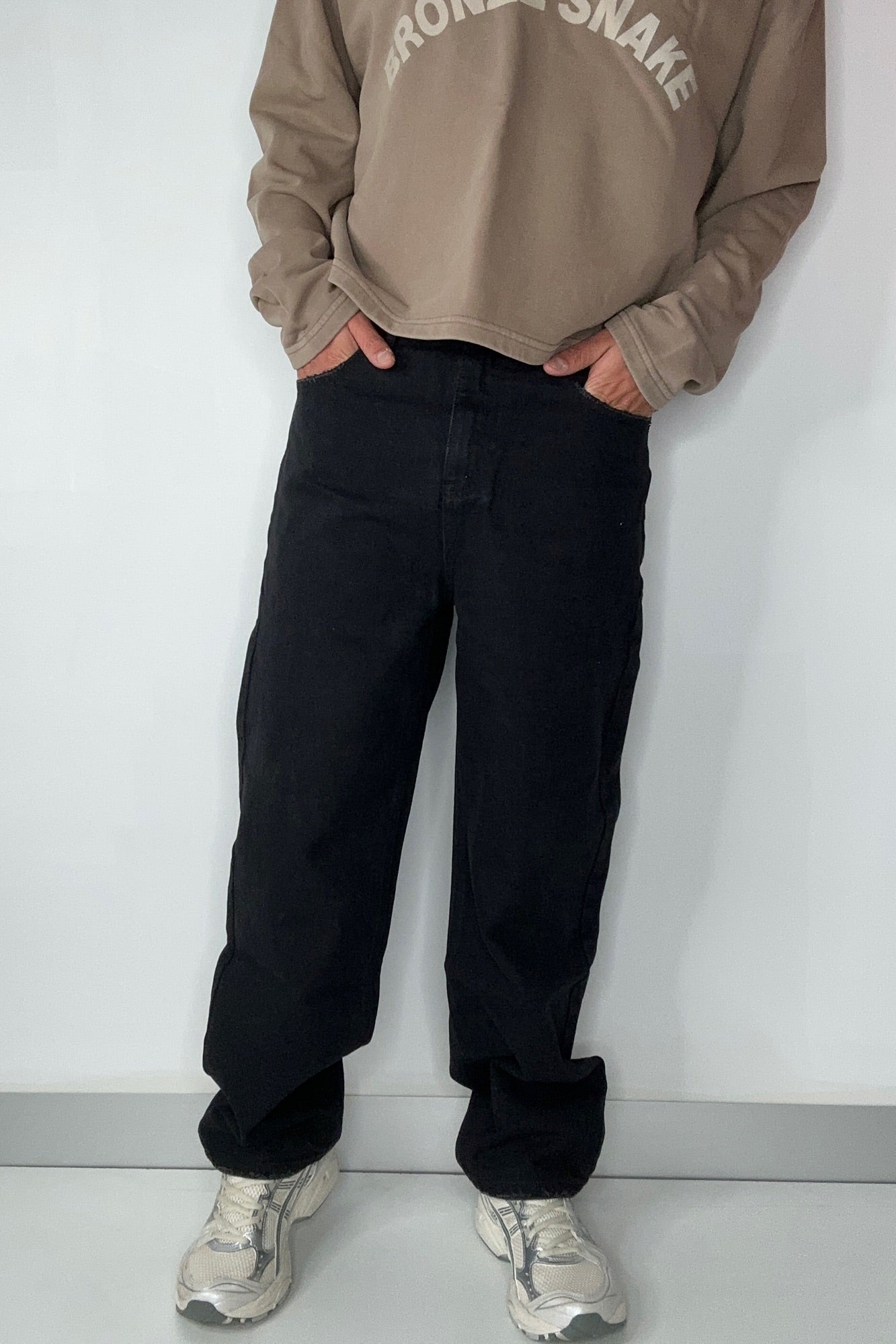 Louis Baggy Denim Black
