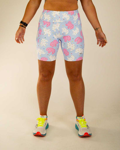 Women's Animal Cookies 7" PWR Compression Shorts