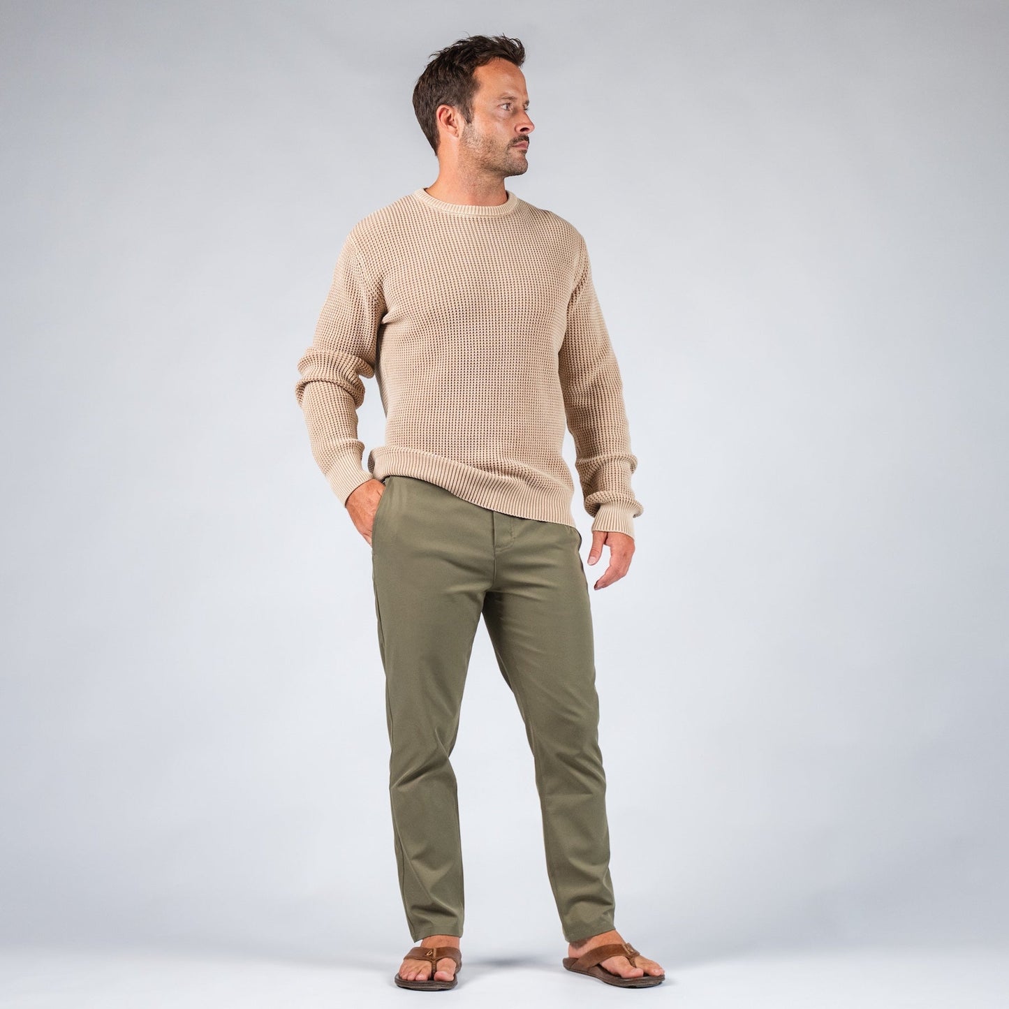 Daily Chino Pant (Stretch) - Olive